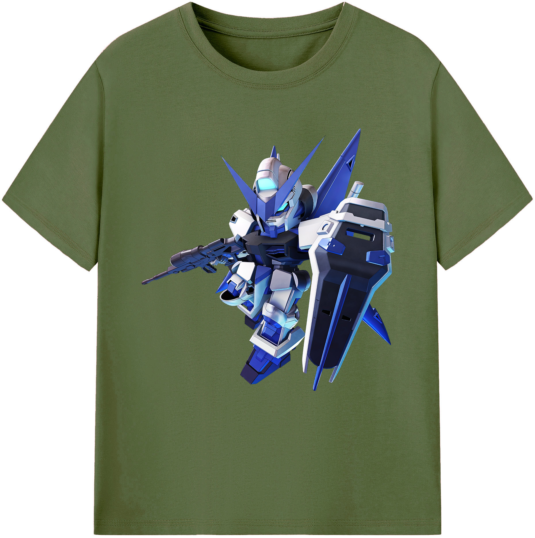 （画像用） 機動戦士ガンダム Mobile Suit Gundam 綿100％半袖Tシャツ（フロントプリント）